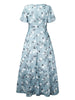 Kimberly™ | Stilvoll Luftiges Florales Langes Kleid