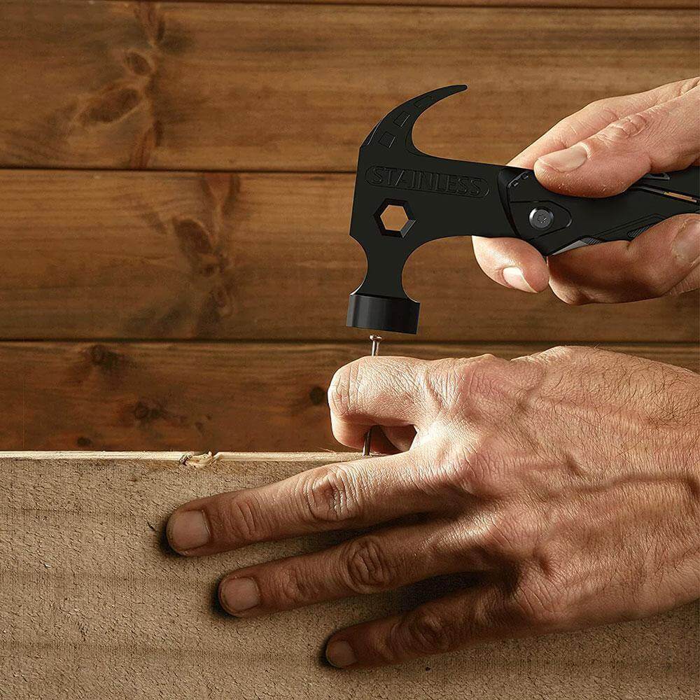 50% RABATT | ToolMax™ | 14-in-1 Überlebens-Multi-Tool Holzhammer