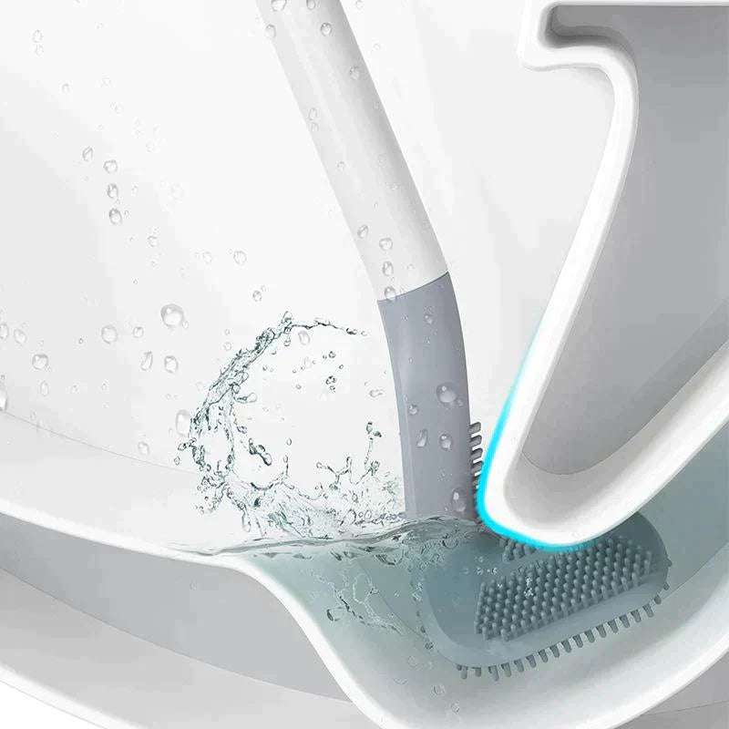 CleanEasy™ | Hygienische und multifunktionale Toilettenbürste mit Halter