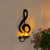 MelodicNotes™ | Musikalischer Kerzenständer Wanddekoration