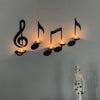 MelodicNotes™ | Musikalischer Kerzenständer Wanddekoration