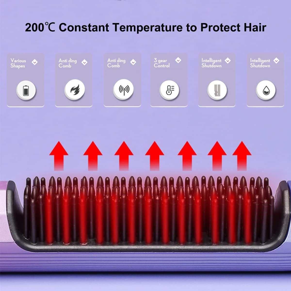50% RABATT | StylePro™ | Schnelle Hitze Wiederaufladbares Haarglätteisen