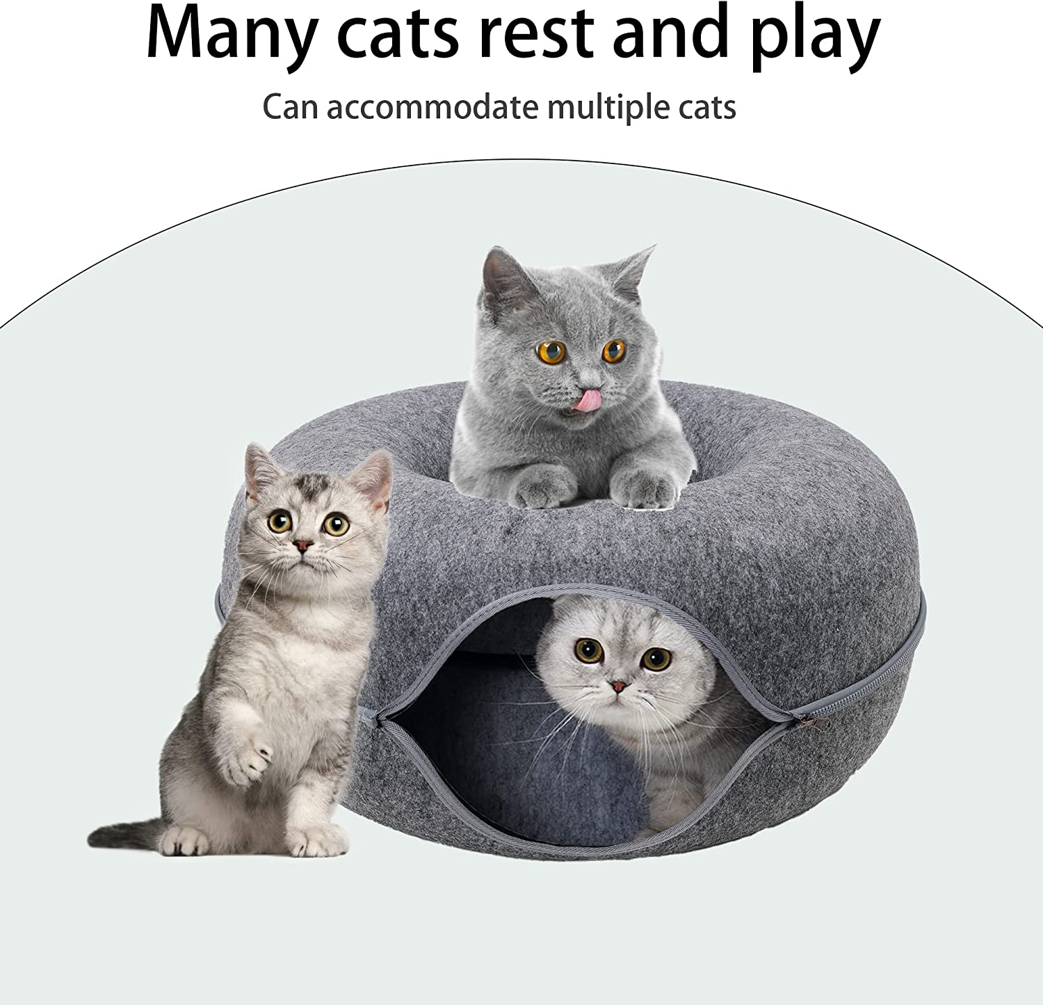 KittyHut™ | Bequemes & Stilvolles Katzenhöhlenbett