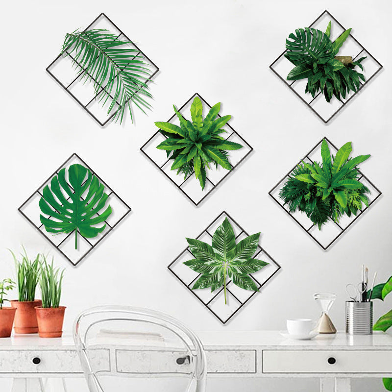 TropicalHaven™ | 3D Grüne Pflanze Wandaufkleber