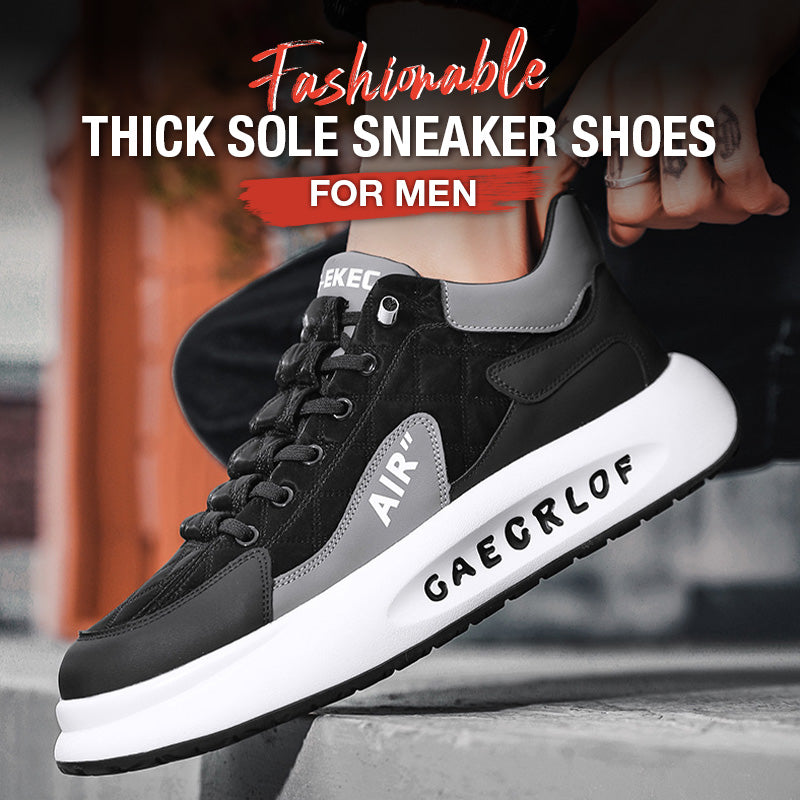 Fashionable Thick Sole Sneaker Shoes For Men