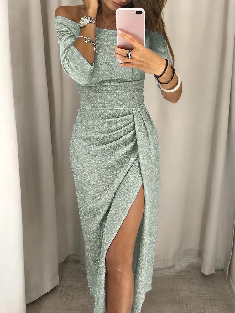 Sasha™ | Elegantes & Glamouröses Schulterfrei Kleid
