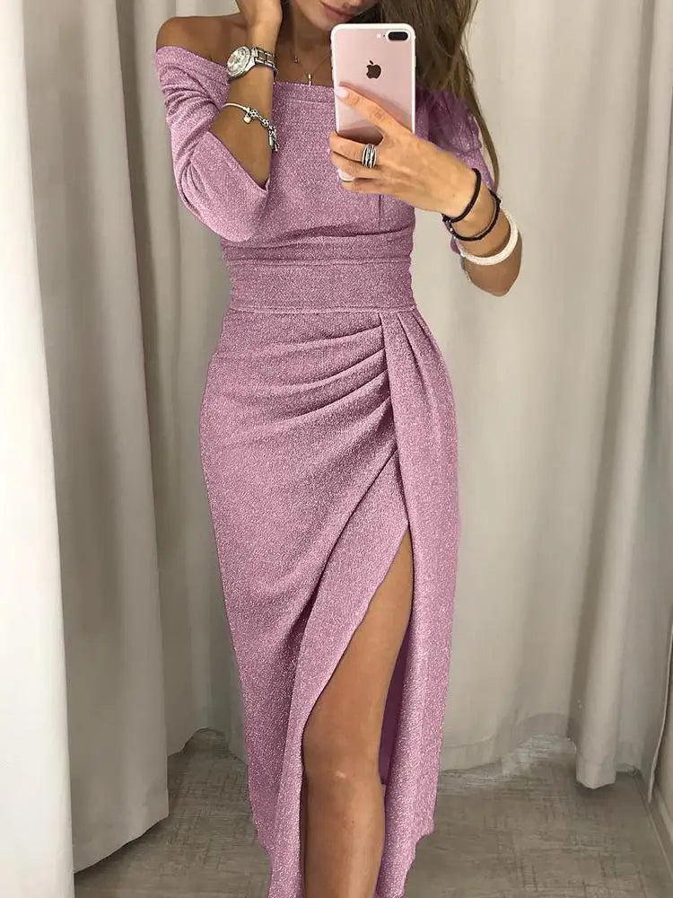 Sasha™ | Elegantes & Glamouröses Schulterfrei Kleid