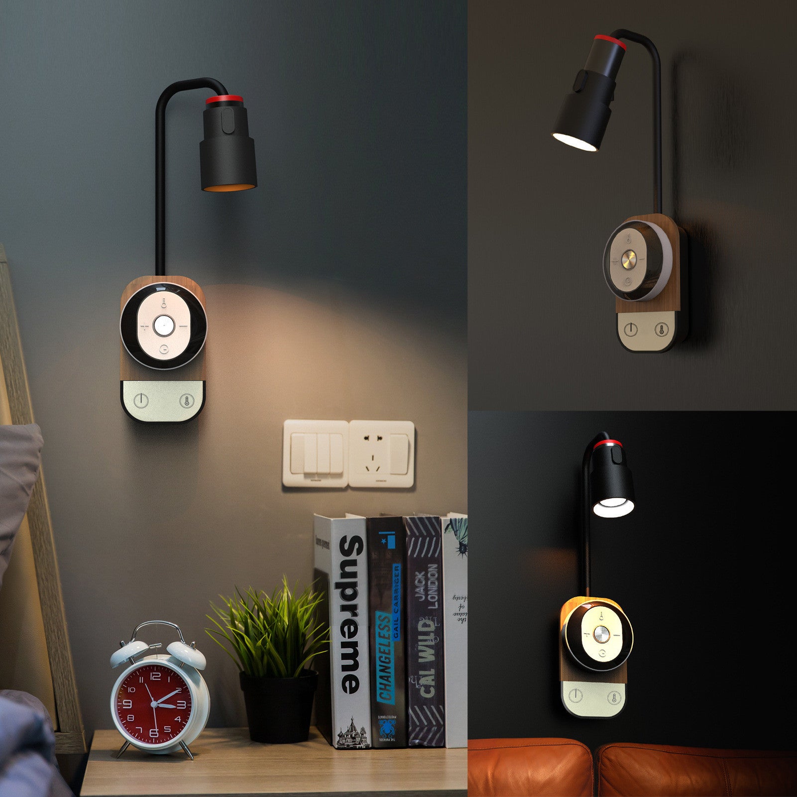 Intelligente LED-Lampe | 5 verschiedenen Farboptionen + Fernbedienung