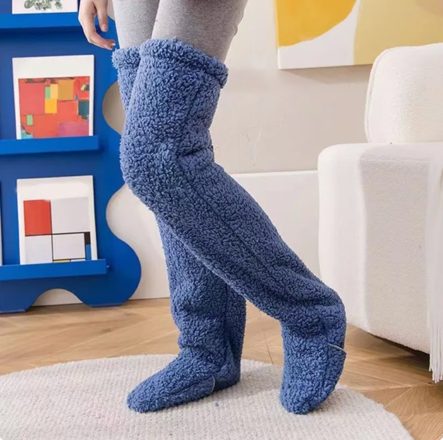 Kyline™ | Über das Knie Plüsch Socken