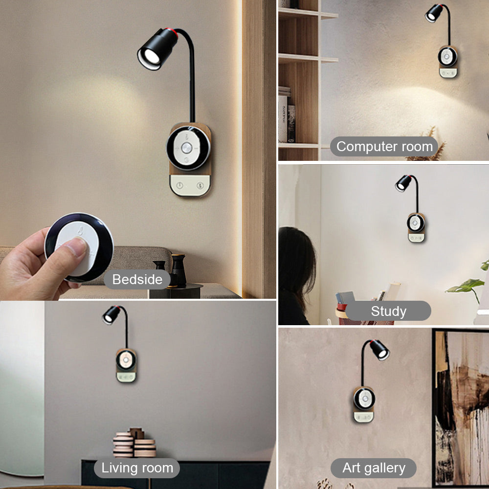 Intelligente LED-Lampe | 5 verschiedenen Farboptionen + Fernbedienung