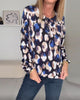 Laden Sie das Bild in den Galerie-Viewer, Demi™ | Stilvoll Vorderseite-Verschluss Bedruckte Bluse