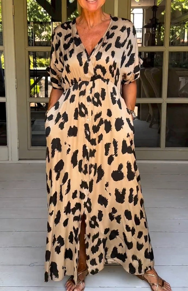 Kendra™ | Elegantes Leopardenkleid